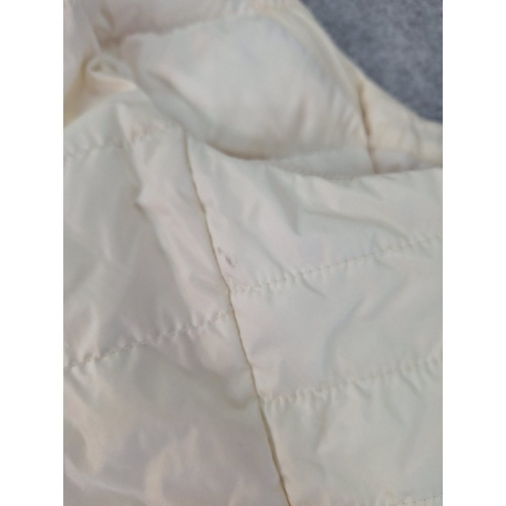 The North Face Aconcagua 550 Down Puffer Vest Womens XXL Cream Off-White Zip Up - Picture 5 of 6